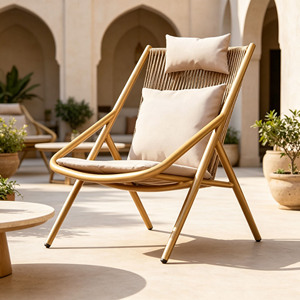 Chaises longues en <span class=keywords><strong>aluminium</strong></span> pour <span class=keywords><strong>extérieur</strong></span>, vente en gros d'usine, idéales pour les espaces extérieurs tels que les jardins, les villas, les terrasses, etc. - Product Image 2
