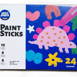 Non-Toxic <b>Paraffin</b> Wax 90-Second Quick Drying Erasable 12-Color Kids Soft Pastel Crayon Paint Sticks Color Box Set - Product Image 2