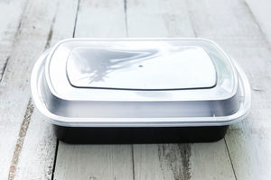 Durable Rectangular Plastic Food Storage <b>Container</b> with Clear Locking Lid Ideal for Leftovers and Prep - Product Image 4