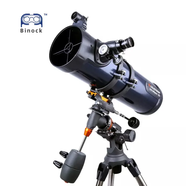 Binock-telescopio de largo alcance celestron 130-EQ, telescopio profesional refractor apocromático, astronómico