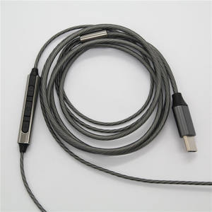 Nouveauté Câble USB Type C MMCX avec microphone pour écouteurs intra-auriculaires <span class=keywords><strong>Shure</strong></span> Westone IEM SE535 SE325 <span class=keywords><strong>SE846</strong></span> UE900 SE215 - Product Image 2