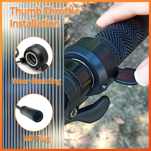 <span class=keywords><strong>TSDZ</strong></span> Mid Drive Motor Prise étanche Thumb Throttle 1T2 Cable pour VLCD6 Display Electric Bike - Product Image 5