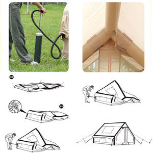 Tienda de campaña inflable automática hermética duradera de lujo tela Oxford venta - Product Image 5