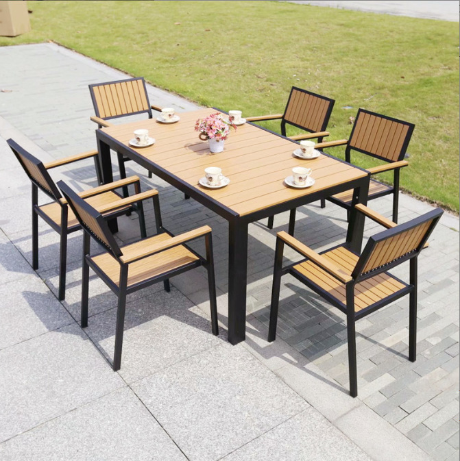 1 mesa larga 6 sillas 150*90*73cm