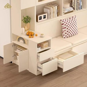 Offre Spéciale chine bibliothèque de luxe avec échelle bibliothèque étagère bureau livre armoire maison bibliothèque meubles classique salle <span class=keywords><strong>d</strong></span>'étude - Product Image 2