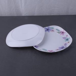 Plato de Melamina Cuadrado con Diseño de Plantas, Económico, para Uso en el Hogar o Restaurantes, 9.5 Pulgadas, Ecológico y Duradero - Product Image 4