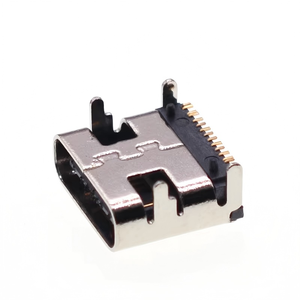 USB 3.1タイプC 16ピンメスコネクタ水平タイプSMT取り付け高速充電用USBコネクタ - Product Image 2