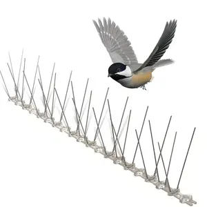 Dispositivo para espantar aves, pincho de acero inoxidable para repeler aves