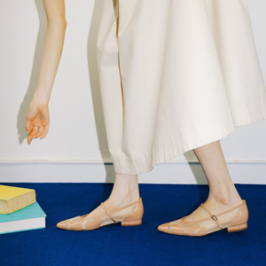 Escarpins pour femmes – Collection été 2026 – Chaussures de travail formelles à <span class=keywords><strong>talon</strong></span> bas, élégantes, en cuir - Product Image 2