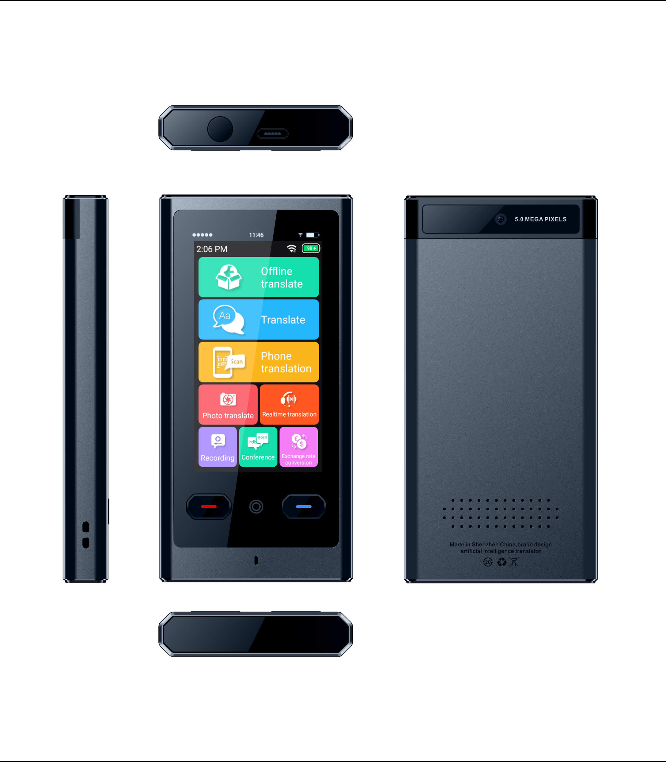 Z9 Translation Machine Portable Translator Ukrainian Polish Czech