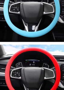 Funda Universal para <span class=keywords><strong>Volante</strong></span> de Coche con Estampado de Leopardo, Funda de Felpa Antideslizante para <span class=keywords><strong>Volante</strong></span> de Vehículo - Product Image 3