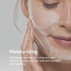 Limpiador facial exfoliante con ácido hialurónico para el mercado de exportación de salones profesionales - Product Image 3