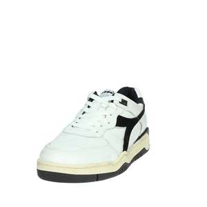 Baskets Diadora Heritage unisexes pour adultes, blanc et noir, taille 38, chaussures épaisses - Product Image 5