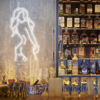 Offre Spéciale Femelle Pose Sexy Dame Retour Conduit Enseigne Au Néon Femme Corps Néon Lumières Personnalisé Pour Barre de Magasin