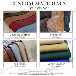 <span class=keywords><strong>Botas</strong></span> Altas hasta la Rodilla Xinzirain Personalizadas con Bordado Floral de Calavera de Ciervo Marrón, <span class=keywords><strong>Botas</strong></span> de Tacón Grueso con Punta Cuadrada Vintage para <span class=keywords><strong>Mujer</strong></span> - Product Image 5