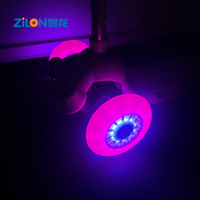 Roues de patins à roulettes LED brevetées 82A 85A 90A PU, auto-alimentées, lumineuses et clignotantes, sans batterie, vente en gros directe d'usine