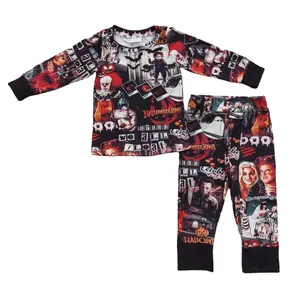 Оптовая продажа, Детский костюм для мальчиков, пижама с длинным рукавом и длинными брюками