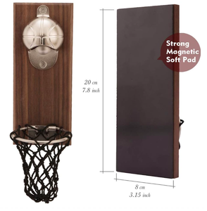 Llavero Abridor de Botellas con Forma de Balón de Baloncesto, Regalo Deportivo Novedoso para Hombres, Abridor de Botellas de Acero Inoxidable - Product Image 4