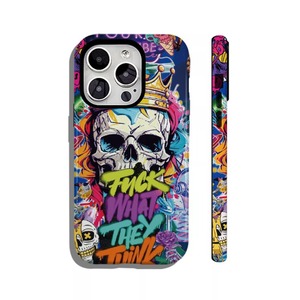 Cool <span class=keywords><strong>Ghost</strong></span> Boy Doodle 3D sublimazione 2-in-1 custodia per telefono superficie lucida compatibile con per XR 11 12 13 <span class=keywords><strong>14</strong></span> 15 16 17 Pro Max Cover - Product Image 2