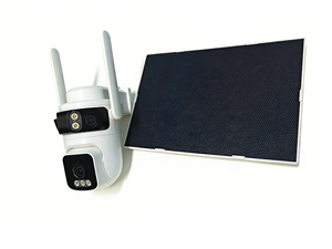 <span class=keywords><strong>Caméra</strong></span> solaire ZCVISION nouvelle conception WIFI / 4G 3 objectifs 12MP AOV avec audio bidirectionnel, détection de mouvement humanoïde PIR, <span class=keywords><strong>caméra</strong></span> de sécurité solaire PTZ - Product Image 3