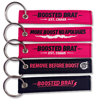 Porte-clés personnalisé écologique imprimé en typographie, avec logo personnalisé, double face, pour événements
