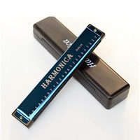 Factory Direct Professional 24 Hole C Key Single Tone Harmonica Multiple Colors