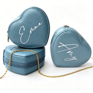 Estuches de Viaje para Joyería con Logotipo Personalizado, Suministro al por Mayor, Material PU Premium, Opciones Multicolores para Despedidas de Soltera y Regalos - Product Image 3