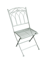 Chaise de jardin pliante carrée, mobilier d'extérieur en fer forgé, design Vintage, outils de salle à manger