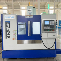 Centre d'usinage CNC haute vitesse SMC640, petit centre d'usinage CNC VMC640 3/5 axes, commande HNC/GSK/FANU, VMC 640