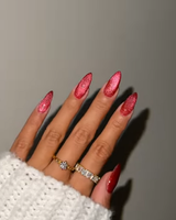 Vente en gros des meilleures ventes : Magnifiques faux ongles de luxe en acrylique PMMA faits à la main, personnalisables, formes Ballerina, Cercueil, Amande