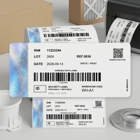Étiquette de sécurité holographique inscriptible et imprimable pour la traçabilité des filtres et consommables de remplacement d'appareils électroménagers