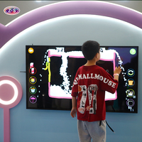 Tableau interactif éducatif à écran tactile, conception monobloc, écran numérique intelligent pour les écoles
