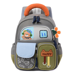 Outdoor Leisure Kindergarten School <b>Backpack</b> Cartoon Pattern Lightweight Durable Oxford Cloth <b>Children</b> <b>Backpack</b> - Product Image 5