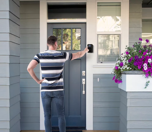 Boîte à clés numérique étanche Coffre-fort externe à clé intelligente de sécurité à 4 positions avec mur à <span class=keywords><strong>code</strong></span> robuste en alliage d'aluminium durable Tuya - Product Image 6