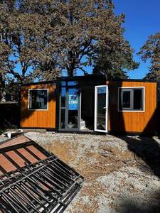 Casa contenedor prefabricada cápsula portátil modular plegable móvil vida ensamblada expandible remolque moderno - Product Image 2