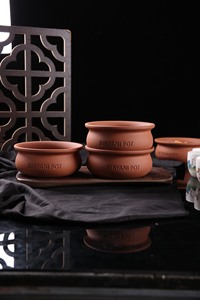 หม้อดินเผาสำหรับใส่อาหารหม้อเซรามิกเข้าไมโครเวฟได้อย่างปลอดภัย - Product Image 5