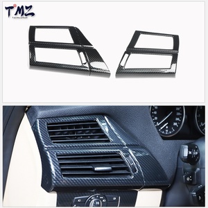 Kit de garniture intérieure du tableau de bord en fibre de carbone noire pour BMW X5 X6 E70 E71 2008-2013 LHD (conduite à gauche) - Product Image 4