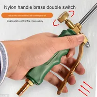 Vente en gros Acier inoxydable Cuivre pur Pistolet à flamme à gaz liquéfié à ouverture unique et double ouverture Pulvérisation domestique pour torches de soudage au porc