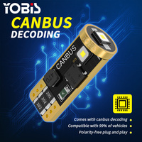YOBIS T10 Auto-LED-Lampe Super Bright 194 LED-Lampe 6000K Weiß 168 W5W Ersatz-Glühbirnen für Türlicht-Kennzeichen leuchte