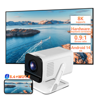 Mise à jour Android 14 Système Mini Smart Phone WiFi Haut-Parleur LED LCD Portable Cadeau De Poche Enfants Vidéo Home Cinéma Projecteur