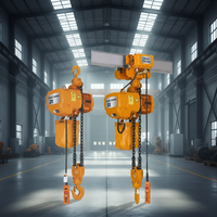 Palans électriques à chaîne industriels de 1 à 10 tonnes HHBB pour la construction d'ateliers