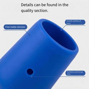 Protecteur de queue de canne à pêche en silicone coloré, antidérapant, pour la pêche à la ligne, accessoire de pêche - Product Image 4