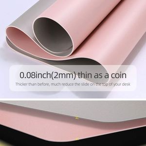Sanxing Leather Rectangular Desk <b>Mat</b> 900x400x2mm Pink Office <b>Mouse</b> Pad Gaming in Stock with Laptop Phone Headphones Accessories - Product Image 3