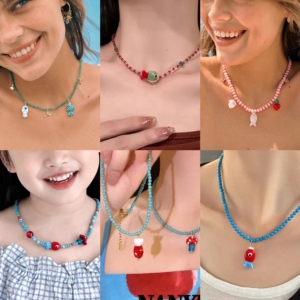 Lampwork fatto a mano simpatico cartone animato mare oceano animale pesce colorato <span class=keywords><strong>Murano</strong></span> perle <span class=keywords><strong>di</strong></span> <span class=keywords><strong>vetro</strong></span> per bracciali fai da te artigianato collane gioielli fare - Product Image 2