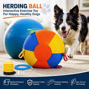 New Herding Ball for <b>Dog</b> & Horse <b>Giant</b> Interactive <b>Dog</b> Ball Extra Large Inflatable <b>Dog</b> Ball <b>Toy</b> Replaceable Inner Liner - Product Image 5