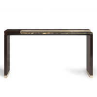 Nouveau design de table console en marbre, bois et marbre Meubles de salon de luxe