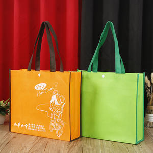 กระเป๋าช้อปปิ้งแบบผ้าใยสังเคราะห์ออกแบบโลโก้ได้ตามต้องการจากโรงงาน - Product Image 5