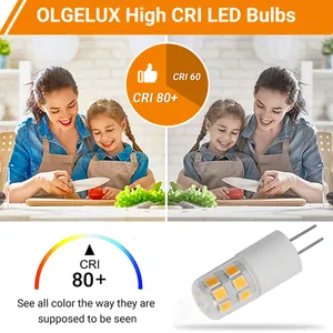 Mini G4 SMD Bóng Đèn Ngô G4 Bằng Gốm Có Độ Sáng Cao AC220V 1.5W 2.5W 3W 4W 4.8W 7W Đèn LED