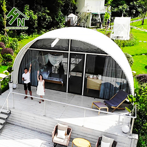 Tenda a Guscio con Telaio in Acciaio Zincato per Quattro Stagioni, Colore Personalizzabile, con Bagno Integrato, per Resort, Hotel e <span class=keywords><strong>Campeggi</strong></span> - Prodotta a Guangzhou - Product Image 4