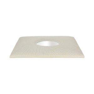 Specchio da parete scultoreo quadrato in resina di quarzo, specchio moderno per camera da letto, dormitorio, bagno, in poliresina testurizzata - Product Image 6